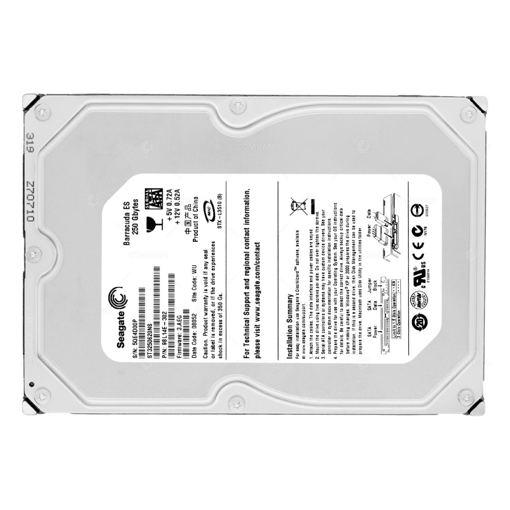 ST3250620NS SEAGATE HDD 250GB 7.2K SATA 3G 3.5" LFF